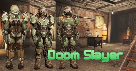 Bazoongas Workshop Doom Slayer Male Armor Bodislide Support