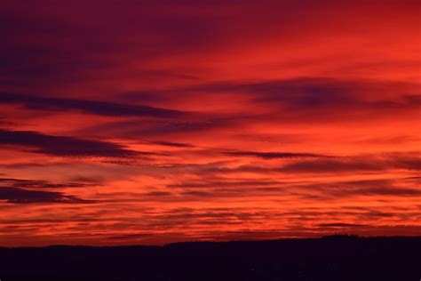 Free Photo Afterglow Sunset Evening Sky Red Free Image On Pixabay