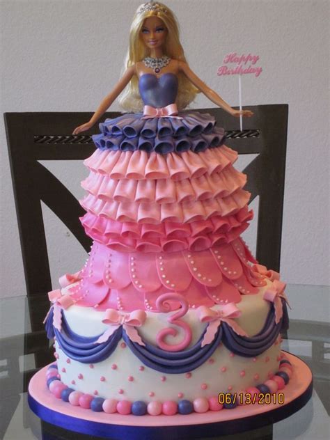 In this video i show you how to make a beautiful barbie cake. Barbie Cake — Children's Birthday Cakes | Cakes | Pinterest | Birthdays, Cakes and Galleries