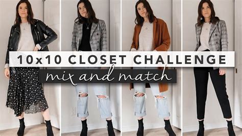 10 Outfits X 10 Pieces Wardrobe Challenge With Essential Fall Basics