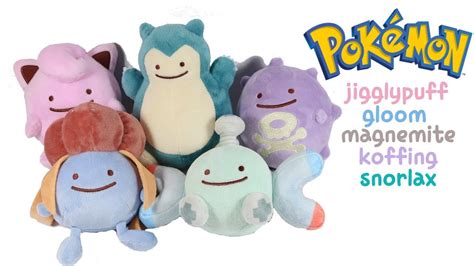 Pokemon Center Ditto Transformation Pokemon Plush Series 4 Youtube