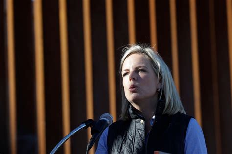 Homeland Security Secretary Nielsen Tours Fence At Border In California