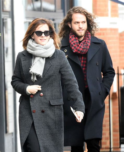 It was pretty tough turning 18. EMMA WATSON Out with Her Boyfriend in London 12/18/2019 ...