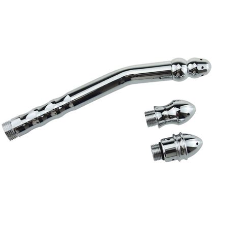 G Metal Anus Large Enema Syringe Anal Cleaning Shower Nozzles Gay Sex Toys Products In Anal