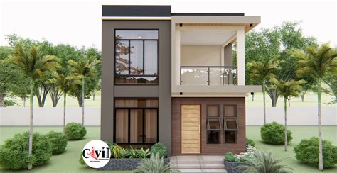 Beautiful Two Storey House Design Storey Double Facade Designs House