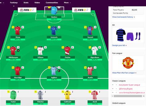 Newcomers stand as much of a chance as seasoned players with the. fantasy premier league is now open plus a 15 minute team ...