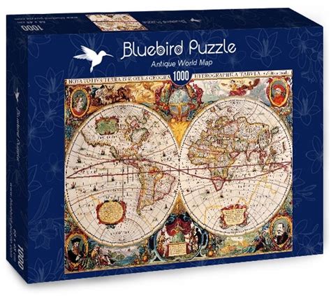 Antique World Map Puzzel 1000 Stukjes Kopen Bij Spellenrijknl