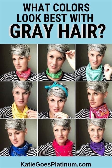 What Colors Look Best With Gray Hair Grey Hair Modern Grey Hair And