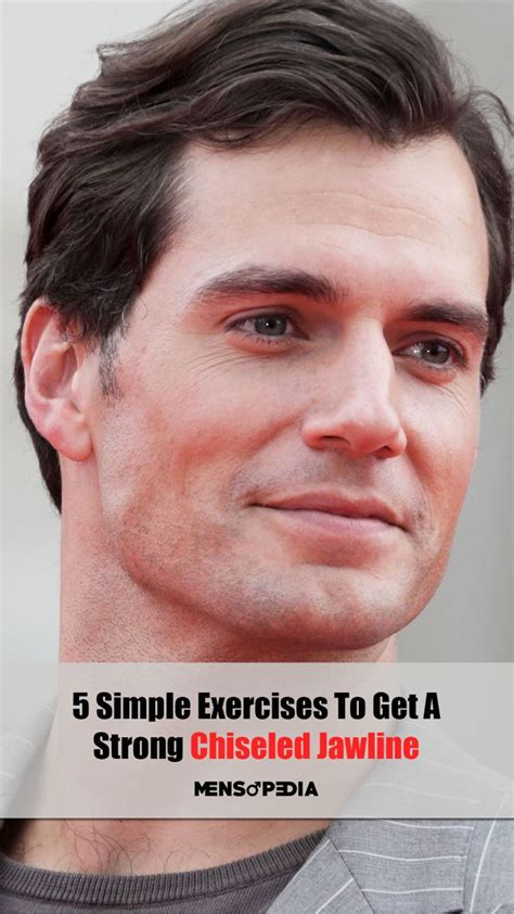 Simple Exercises To Get A Strong Jawline For Men Strong Jawline Chiseled Jawline Jawline