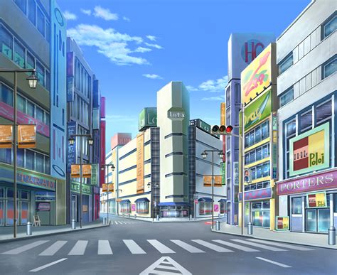 A collection of amazing anime landscapes, sceneries and backgrounds. Anime Landscape: City (Anime Background)