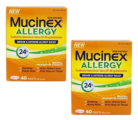 Mucinex Non Drowsy Indoor And Outdoor 24 Hour Allergy Fast