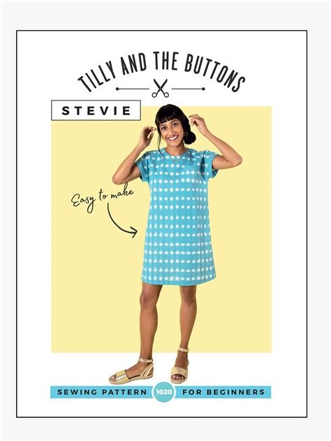 Tilly And The Buttons Stevie Tunic Dress Sewing Pattern Tilly And The Buttons Tunic Dress