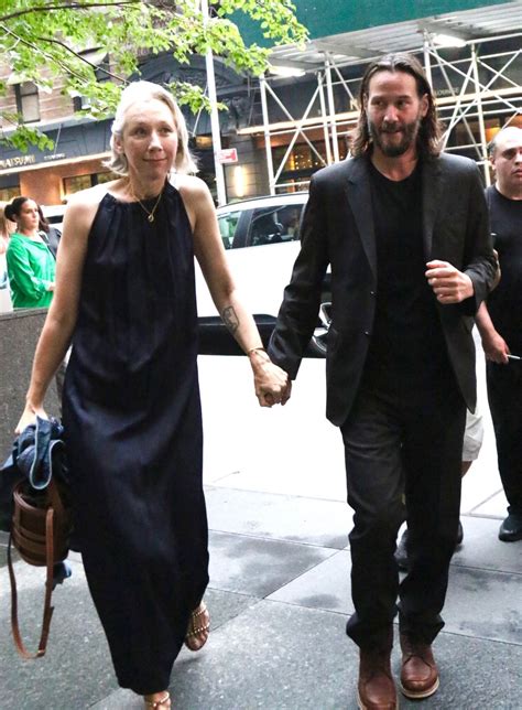 Alexandra Grant And Keanu Reeves American Buffalo Broadway Show In
