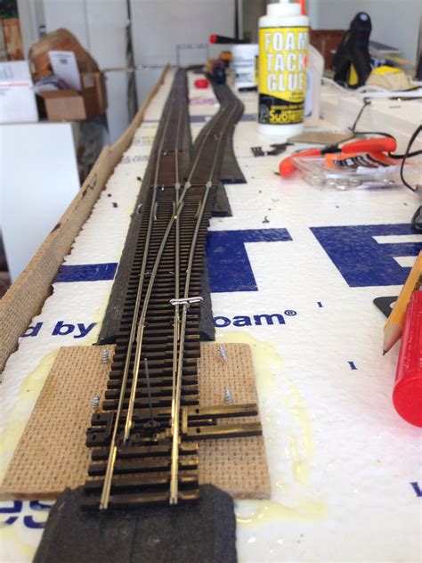 Waiting For The Glue To Dry Wiring Tomorrow Model Train Layouts
