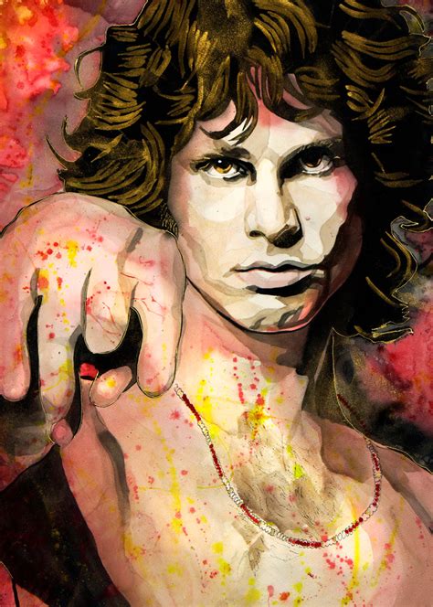 Jim Morrison Lf Art William K Stidham Heart Art