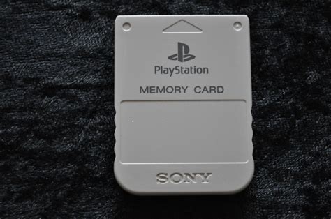 Playstation 1 Memory Card Original Grey Retro