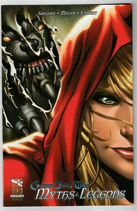 Grimm Fairy Tales Myths And Legends Cvr C Red Riding Hood Red Riding Hood Art Fairy Tales