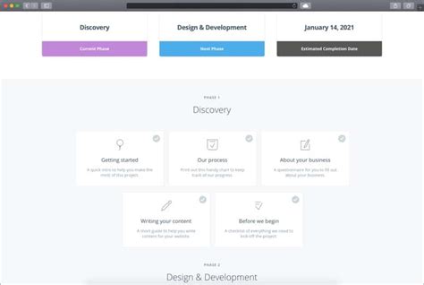 Design Process Client Portal Websites Feature Loclweb