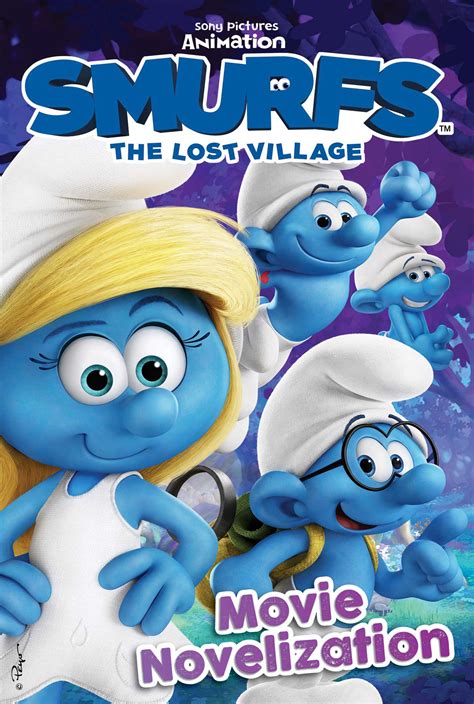 Smurfs The Lost Village Movie Novelization Book By