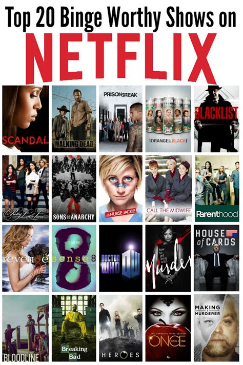 Some of them are netflix originals, some of the shows are ones that have been on regular tv. Nanny to Mommy: Top 20 Binge Worthy Shows on Netflix