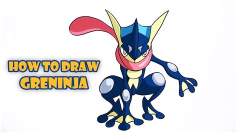 How To Draw Greninja Pokemon Step By Step Easy YouTube