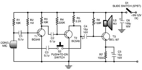 Low Cost And Simple Intercom Schematic Design