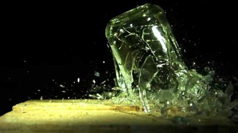 Breaking Glass In Ultra Slow Motion 30000 Fps Youtube
