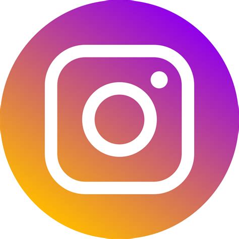 Circle Instagram Logo Media Network New Social Icon Free Download