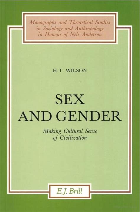 Preliminary Material In Sex And Gender