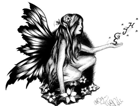 Download Sexy Fairy Tattoo Design Png Image With No Background