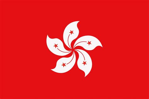 Hong Kong Flag Map Mappr
