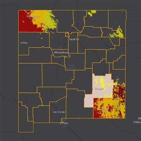 New Mexico The Oil And Gas Threat Map