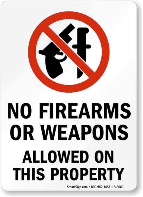 Free Printable No Weapons Sign Printable World Holiday