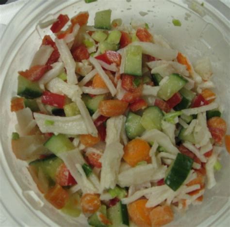 I almost never make it more than 45 this recipe for imitation crab salad will store in your fridge in an airtight container for up to 3 days. Imitation Crab Salad - Kosher In The Kitch!