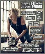 Images of Workouts During Period