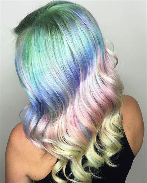 Shelleygregoryhair Hair Styles Pastel Rainbow Hair Neon Hair Color