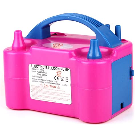 High Voltage Double Hole Ac Inflatable Electric Balloon Pump Air