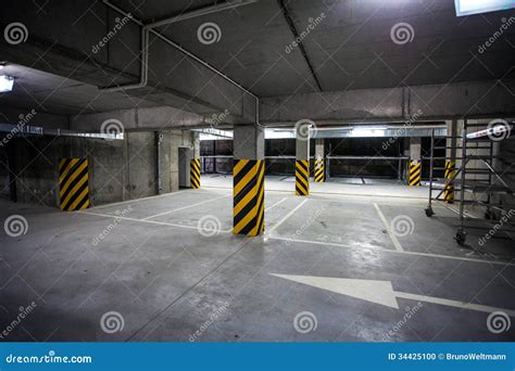 Underground Garage Under Building Parking Lot Stock Photo Image Of Concrete Exterior