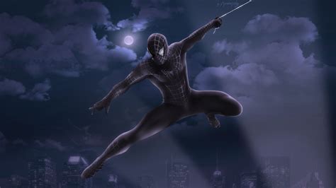 Black Suit Spider Man From Spider Man 3 By Supremospidey On Deviantart