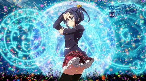 Rikka Takanashi Girl Eye Patch Skirt Thigh Highs Love Chunibyo Amp