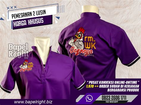 Gambar tentang 3 Contoh Baju Seragam Rumah Makan Update Desain Terbaru 2021