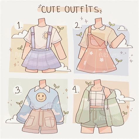 Cute Fashion Drawing Outfits By Fuzz Ud83cudf53