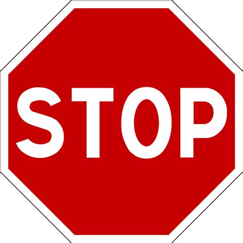 Stop Sign Clipart Png Clipground