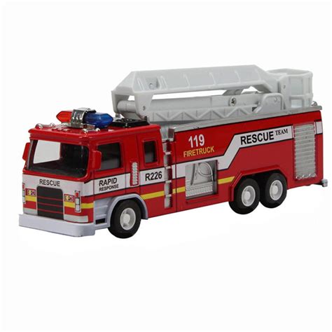 Kids Fire Truck Toys Battery Operated Led Light Musical Cool Toy Car