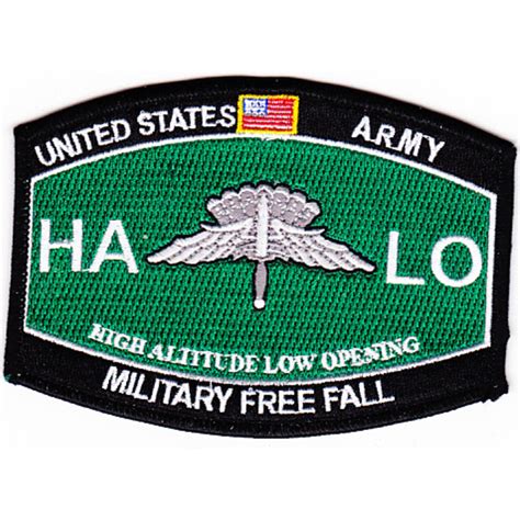Hight Altitude Low Opening Parachutist Patch Halo Airborne Patches