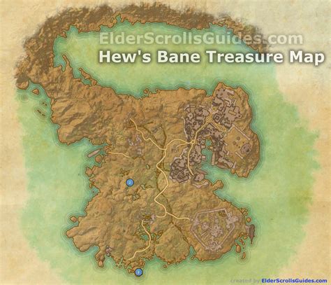 Hews Bane Treasure Map Locations Elder Scrolls Online Guides