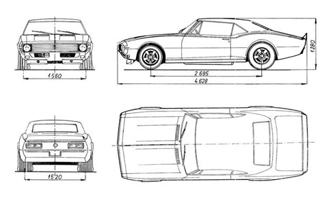 Pin By Shadarqam On Blueprints References Chevrolet Camaro 1969