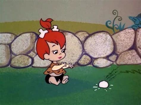 Pebbles Flintstones Vintage Cartoon Hanna Barbera Cartoons
