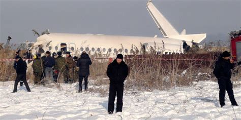 Cincunri Sakia Kazakhstan Plane Crashes Into Two Story Home After