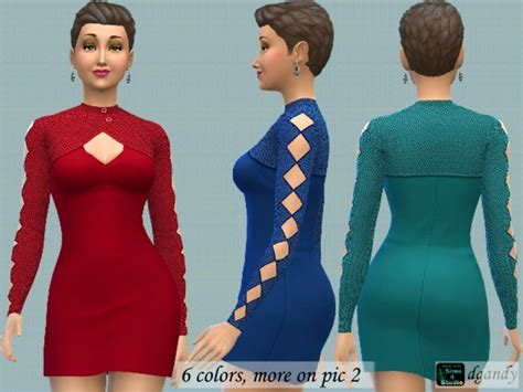 Dress With Bolero By Dgandy At Tsr Sims 4 Updates
